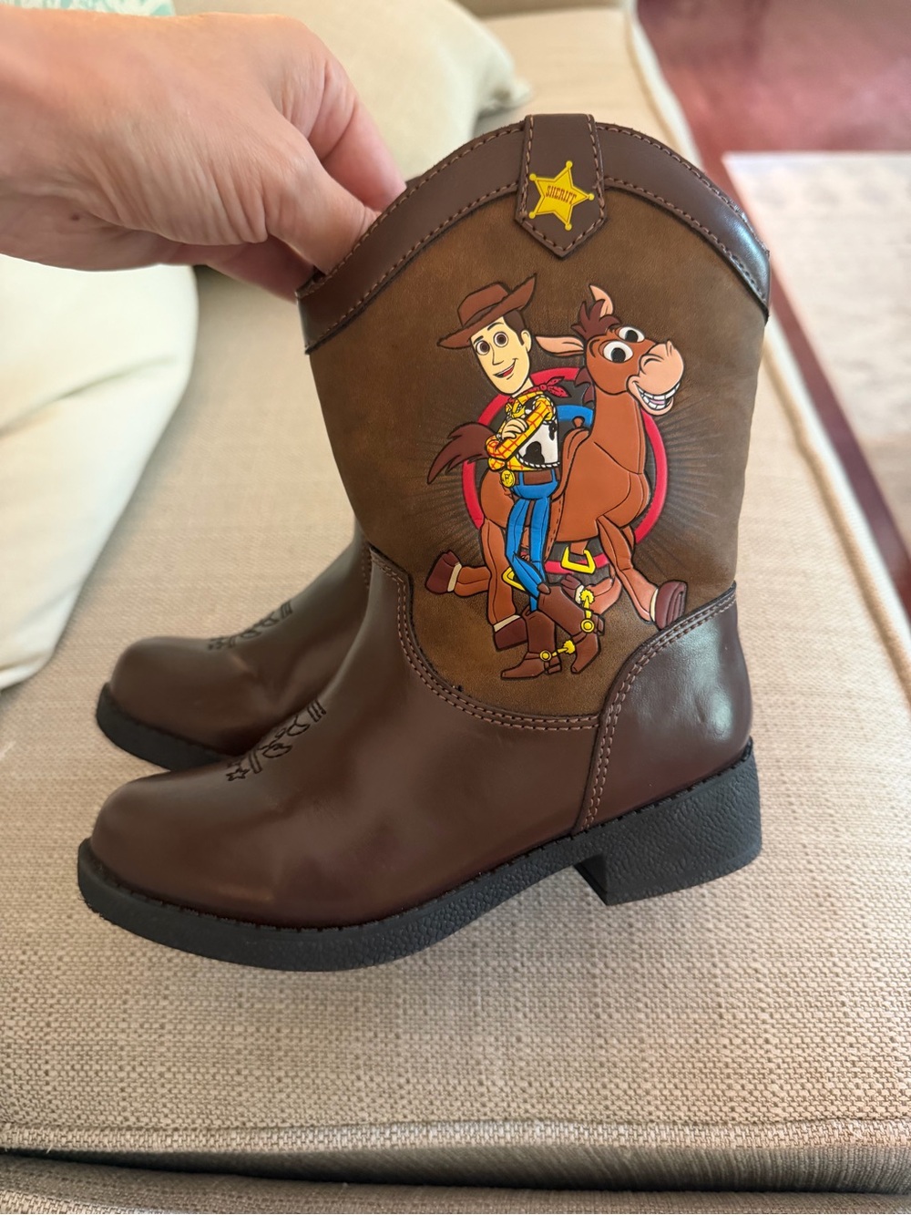 Authentic Pixar Toy Story Woody Cowboy Boots